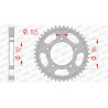 AFAM steel crown 41 teeth pitch 530 type 16900 Kawasaki ZZR 1400 ZX 1400