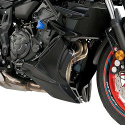 Sabot moteur Puig noir mat (20624J) Yamaha MT-07 21-