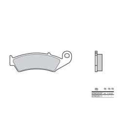 Brake pads sinter BREMBO 07HO29SP
