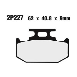 Plaquettes de frein sinter Nissin 2P-227ST