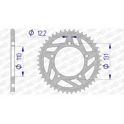 Alu crown AFAM 41 teeth not 520 type 165801 BMW S 1000 RR