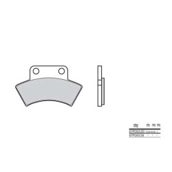 Brake pads sinter BREMBO 07PO03SD