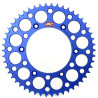 Couronne Renthal anti-boue bleue 50 dents Yamaha YZ125/250/450