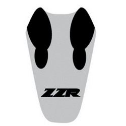 Saddle cover Bagster (2139B) Grey Clair/Black/Black Letters Kawasaki ZZR1200 02-05