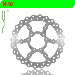 Disque de frein avant gauche NG 1405X EN/MX125-250 17