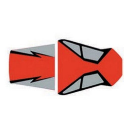 Housse de selle Bagster (2127D) Rouge/Noir/Acier Aprilia RSV1000 01-03