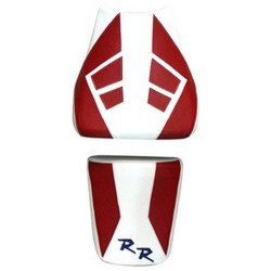 Saddle cover Bagster (2153A) White/Red/Letters Honda CBR1000RR 04