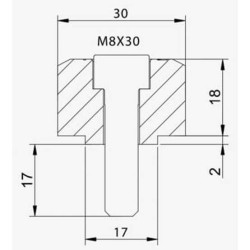 Adaptateur de rétroviseur à embout de guidon BMW G310 R 2016 - 2026