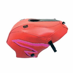 Tapis de réservoir Bagster rouge/pointe rose (1404F) Kawasaki ZX12 R