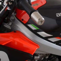 Embouts de guidon R&G (BE0157SS) Aprilia Tuono 660