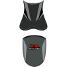 Housse de selle Bagster (2175A) Noir/Nubuck Gris Clair/Argent/Lettres Rouges Suzuki GSX-R600 06