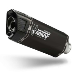 Silencieux Mivv SR-1 Titane noir (A.015.LR1TB) Aprilia Tuono V4/RSV4 Factory