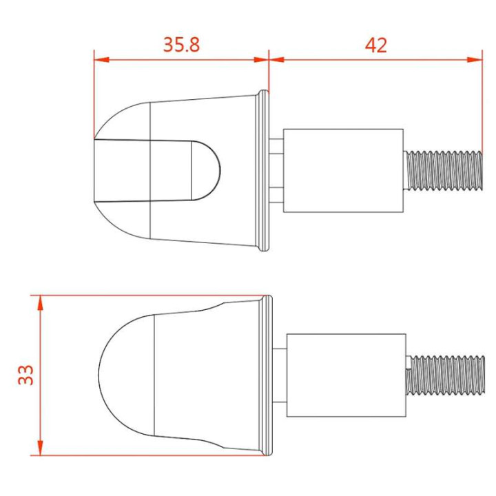 Clignotants moto leds Puig BUOY II (9948N)