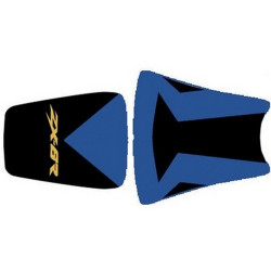 Saddle cover Bagster (2141C) Blue/Black/Letter Yellow Kawasaki ZX6 R/RR 03-04