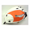 Bagster tank mat white/deco orange (1362F) Triumph Thunderbird Sport/Legend TT/900 Legend