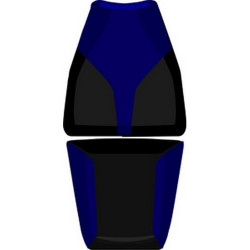 Saddle cover Bagster (2161D) Blue Fonce/Black/White Letters Suzuki 650 BANDIT 06-08