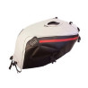 Tapis de réservoir Bagster gris clair/noir/bande rouge (1337K) Kawasaki ZRX1200 R