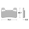Plaquettes de frein sinter BRAKING  899CM66