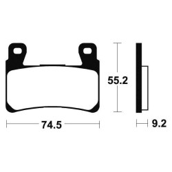 Brake pads metal fried BENDIX MF360 2