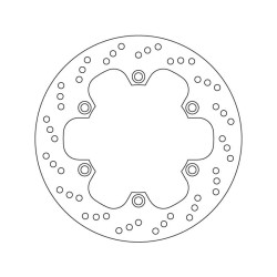 Disque de frein avant Brembo Série Oro 68B407E9 Honda TRANSALP 600 VFR400/750 CBR600F/F2