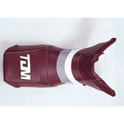 Saddle cover Bagster Bordeaux Fonce/Gris Clair/Blanc/Letters Blanches Yamaha TDM 850 95