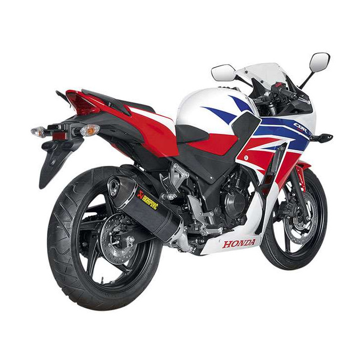 Silencieux Akrapovic Carbone HONDA CBR300R 14-16