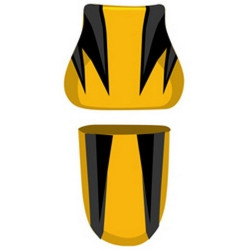 Saddle cover Bagster (2151G) Gold/Anthracite/Noir Suzuki GSX750R 05