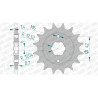 Pignon AFAM 16 dents pas 520 type 20401 Honda CB400 N