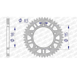 AFAM 47 teeth not 420 type 72101 Husqvarna CR 65