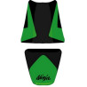 Saddle cover Bagster (2163D) Green/Carbone/Black Letters Kawasaki ZX6 R/RR 05