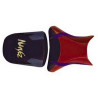 Saddle cover Bagster (2090B) Black/Red/Blue From China/ Steel/Letters Kawasaki ZX6 R 98