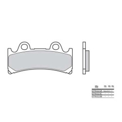 Plaquettes de frein sinter BREMBO 07YA32SC