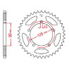 Couronne acier JT 43 dents pas 520 type 18