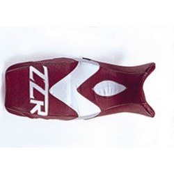 Housse de selle Bagster (2032E) Bordeaux Clair/Argent/Lettres Argent Kawasaki ZZR1100 94