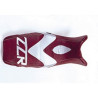 Saddle cover Bagster Bordeaux Clair/Argent/Letters Kawasaki ZZR1100 94