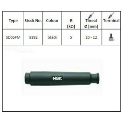 Capuchon anti-parasite NGK SD05FM 2