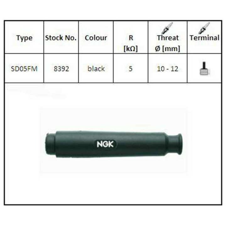 Capuchon anti-parasite NGK SD05FM