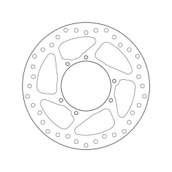 Front brake disc Brembo Oro series 68B407N3