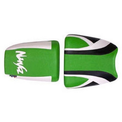Saddle cover Bagster (2048I) Green/White/Black/White Kawasaki ZX7 R 00