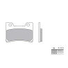 BREMBO organic brake pads 07YA2609