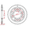 Steel crown JT 36 teeth not 520 type 247