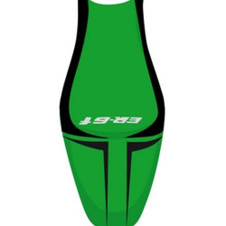 Saddle cover Bagster (2214H) Green Mother/Black/Black Letters Kawasaki ER-6F 10