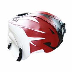 Tapis de réservoir Bagster blanc/rouge/noir lion (1486M) Aprilia 1000 Tuono/Factory
