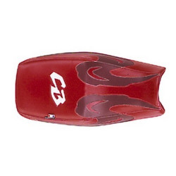 Saddle cover Bagster (2037N) Red/Bordeaux Fonce/White Letters Honda CB500 97