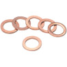 Rondelles/Joints en cuivre x6 Goodridge 8mm