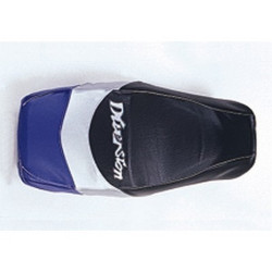 Housse de selle Bagster (2016B) Noir/Violet Fonce/Argent/Lettres Argent Yamaha XJ900 DIVERSION 95-96