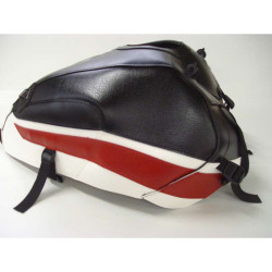 Tapis de réservoir Bagster noir/blanc/pointe rouge (1292I) Yamaha XJR1300