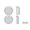 BREMBO organic brake pads 07HO0130