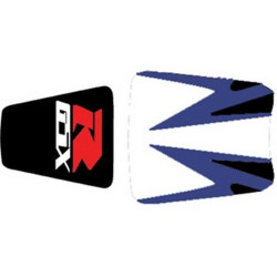 Saddle cover Bagster (2114S) White/Baltic/Black/R Fluo Suzuki GSX1000R 02
