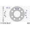 AFAM 36-tooth 420-pitch aluminum sprocket type 11101N Honda CR 50 R